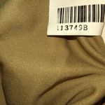 Nina Ferre S Taupe Creme Halter Dress Gray Photo 5