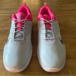 Nike  Women's Golf White and Pink shoes 10 Photo 2