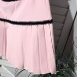 Forever 21 Two Tone Bow Cropped Top Pleated Skirt Pink Black M Photo 12