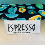 Geo Print Circles Full Maxi Dress: Blue/Green & Yellow/White, Short Sleeve,Sz. M Blue Size M Photo 3