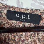 O.P.T Tuckernuck Floral Boho Ruffle Long Sleeve Mini Dress Tie Waist Medium Boho Yellow Photo 8