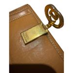 Gucci VTG 1970s GG Interlocking Gold PVC Leather Wallet Made in Italy Photo 6
