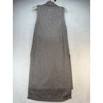 Nomad Anthropologie Morgan Carper Sweater Dress Fringe Knit Tunic Gray M Photo 8