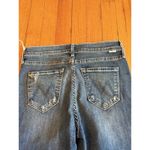 MOTHER Denim The Insider Crop Step Chew Jeans in Dancing on Coals size 25 New Blue Photo 7