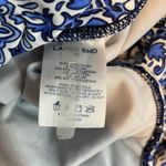 Lands' End  Tummy Control Swim Skirt Skirted Bottoms Blue Sea Majolica Tile 12 Photo 7