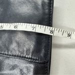 Perlina  New York Black Leather Crossbody Bag Handbag Purse Womens Classic Photo 5