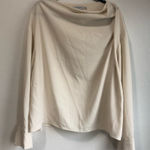 MM.LaFleur  elegant cream ivory Long Sleeve Top blouse size xxl Photo 0