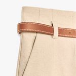 ZARA Belted Rustic Pants Photo 9