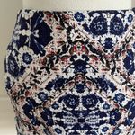Joe Fresh  • Patterned Navy White Mini Skirt Photo 2