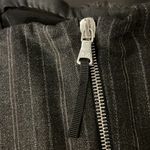 Dolce & Gabbana D&G Grey Pinstripe Gabardine Draped Detail Strapless Mini Dress size S-XS Photo 12