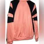 Adidas Coral and Black Zip-Up Bomber Track Jacket Size Medium NWT CD6871 Photo 1