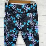 Constantly Varied Gear CVG Womens Full Leggings Medium Celestial Abstract Skull Black Photo 4