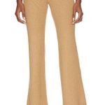 Say Anything NWT boutique gold high waisted flare knit pants Photo 6