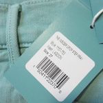 NWT Mother Insider Crop Step Fray in Play Date Lagoon Stretch Jeans 27 Green Photo 2