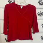 Christopher & Banks Vintage Christopher‎ & Banks Surplice Top Photo 4