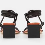 NEW Miista Alberta Hot Mustard Nappa Sandals, Size 36 New in Box Retail $405 Photo 5