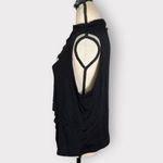 Naked Wardrobe Mock Neck Cutout Sleeveless Sweater Black Women's Plus Size 3X Photo 3