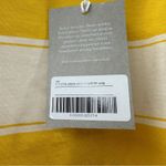 Everlane  The Organic Cotton Box-Cut Tee Shirt in Yellow Stripe Sz‎ XXXL NEW Photo 4