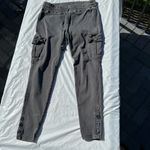 7 For All Mankind gray denim drawstring jeans/pants/joggers sz XS Photo 6