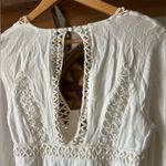 Free People Women's  I Think I Love You Boho mini Dress Size 0 offwhite festival Photo 7