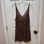Y2K Victoria’s Secret brown cheetah print night gown lingerie Sheer Slip Dress L Size L Photo 1