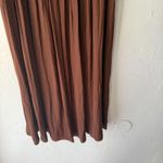 Rachel Zoe  Skirt Womens Small Brown Maxi‎ Boho Smocked Waist Ruffle Hem NWT Photo 2