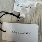 Line and Dot  revolve Kate Chiffon Overlay Top in Ivory blouse size large nwt Photo 3