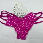 Beach Bunny  Basic Bikini Bottom Skimpy Aqua Rose nwt Photo 4
