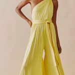 Free People beach Dani Convertible Open-Back One-Piece in citron yellow size S Photo 0