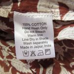 NWT Daughter's of India Kyra Mini in Wine Floral Cotton Blockprint Dress XS Photo 4