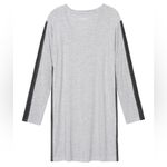Victoria's Secret Victoria’s Secret Heavenly Supersoft Gray Lace Modal Long Sleeve Sleepshirt XS Photo 2