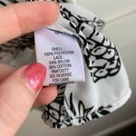 Candie's  White & Black Pineapple Sleeveless Blouse Photo 3