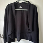 Maurice's  Black Draped Blazer Photo 0