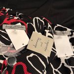 Danny & Nicole Floral Jacket and Dress Black Red White 18 NWT Photo 2