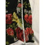 Black Floral Maxi Dress V Neck Long Sleeve Boho Women'ssize XXXL no belt Size undefined Photo 3