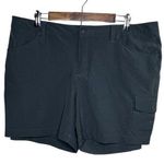 Eddie Bauer Dark Gray Cargo Hiking Shorts Size 18 Photo 0