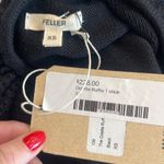 Feller NWT Odette One Shoulder Ruffle Sweater Sleeveless Sweater Top Black Size XS Photo 2