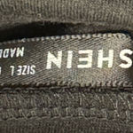 SheIn  Black Purple Dragon Short Sleeve Shirt Size Large EUC #2607 Photo 3