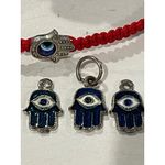 Red String Hamsa Bracelet Evil Eye Protection Adjustable Bracelet plus 3 Charms Photo 1