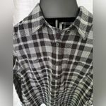 Duluth Free Swingin' Flannel Shirt plaid size S black white and gray Photo 10
