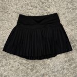 Gold Hinge  Black Pleated Tennis Skirt Medium NWT Photo 3