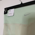 Nike NWT YOGA dri-fit neon green ribbed high waist leggings size small Photo 2