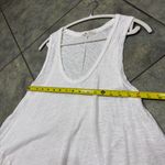 We The Free People Shimmy Sasha Ruffled Tier Tunic Tank Top White Sz S Boho EUC Photo 4