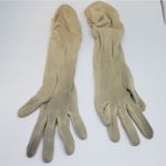 Vintage Tan Long Gloves Tan Photo 1