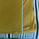 None P&S Bell Sleeve Boho Blouse Medium Mustard Yellow Tiered Sleeve Peasant Shirt M Photo 7