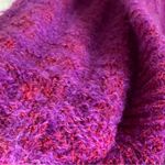 Missoni Vintage Red and Pink Houndstooth Mohair Knit Dress Made in Italy Photo 8