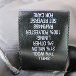 Croft & Barrow  Charcoal Gray Double-Breasted Wool Pea Coat Medium Women's Coat Photo 4