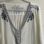 American Eagle  Outfitters White Embroidered Tunic Dress Flowy Beach Cover Up XL Photo 2