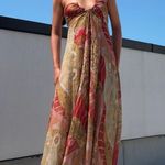 ZARA  flowy Floral Maxi Dress bohemian summer casual vacation  Photo 7