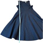 J.Crew Black Boatneck Bias A-Line Sleeveless Cotton Sundress Midi Dress Size 12 Photo 6